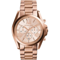 Michael Kors Bradshaw Women's Watch, Stainless Steel Chronograph Watch for Women with Steel or Leather Band